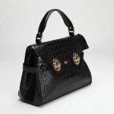 Prix Sac Lancel Angéle Noir Cuir Croco 05